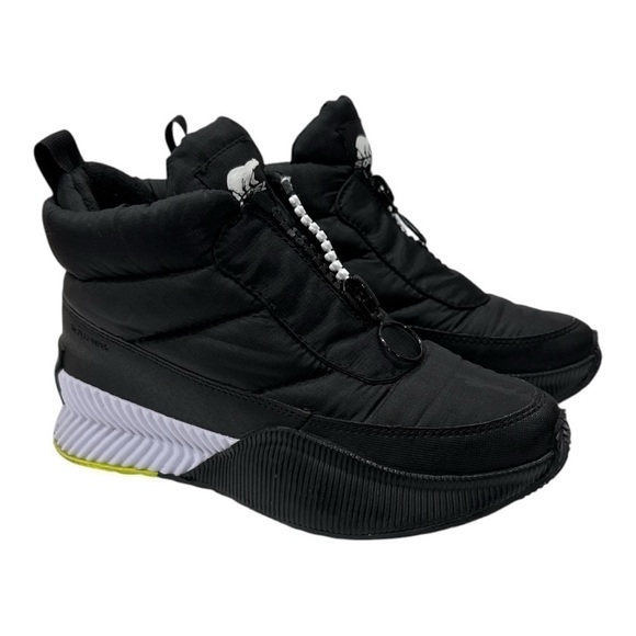 SOREL

OUT N ABOUT PUFFY ZIP BOOT BLACK/WHITE size US 6 - Picture 5 of 10